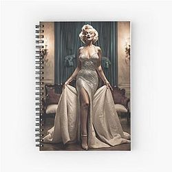 Marilyn Monroe Spiral Notebook