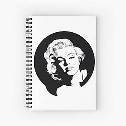 Marilyn Monroe Spiral Notebook