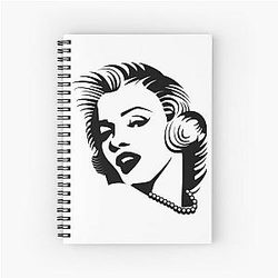 Face Marilyn Monroe Notebook