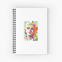 Marilyn Monroe Tribute Blanket Spiral Notebook