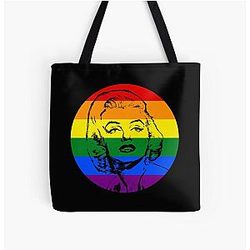Marilyn Monroe LGBT Stencil Tote Bag