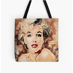 Marilyn Monroe Abstract Color Art Tote Bag
