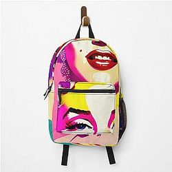 Marilyn Monroe Art Watercolor Backpack