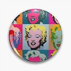 Andy Warhol Marilyn Monroe Pin