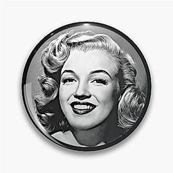 Marilyn Monre Portrait Pin