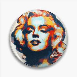 Marilyn Monroe Retro Painting Home Decor Design Pin