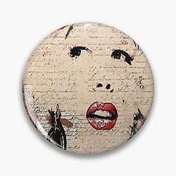 Marilyn Monroe Abstract Color Pin