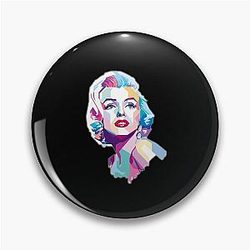 Marilyn Monroe Mosaic Art Pin
