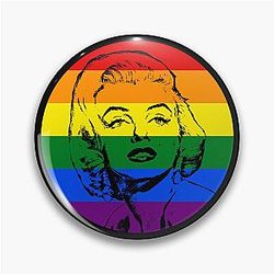 Marilyn Monroe LGBT Pin