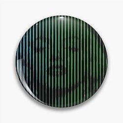 Marilyn Monroe - Halftone Pop Culture Art - Blue Pin