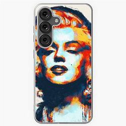 Marilyn Monroe Retro Painting - Wall Art - Home Decor - T Shirt - Reusable Facemask Design Samsung Galaxy Soft Case