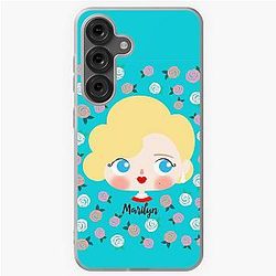 Marilyn Monroe - Roses - D12 Samsung Galaxy Soft Case