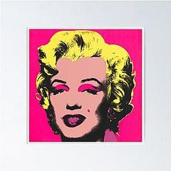 Marilyn Monroe by Andy Warhol Poster