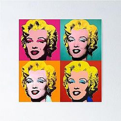 Marilyn Monroe - Andy Warhol - Pop Art Poster