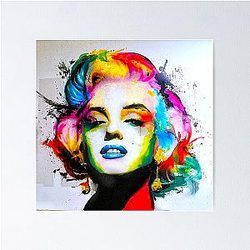 Marilyn Monroe Classic film star Poster