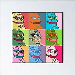 Rare Pop Art Marilyn Pepe the Frog Poster