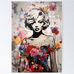 Marilyn Monroe Banksy Poster