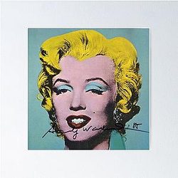 Marilyn Monroe Andy Warhol Pop Art Poster