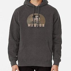 Cool Marilyn Manson Fine Art Portrait - Dark - Gothic - Marilyn Manson Pullover Hoodie RB2709