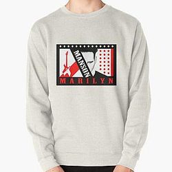 90s Music Marilyn Manson | Music Lover  Pullover Sweatshirt RB2709