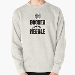 Marilyn Manson Broken Needle black Pullover Sweatshirt RB2709