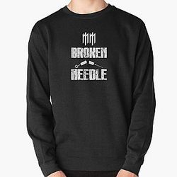 Marilyn Manson Broken Needle white Pullover Sweatshirt RB2709