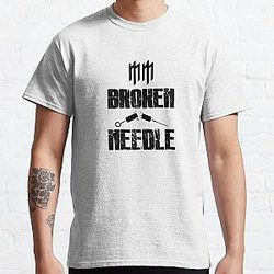 Marilyn Manson Broken Needle black Classic T-Shirt RB2709