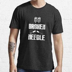 Marilyn Manson Broken Needle white Essential T-Shirt RB2709