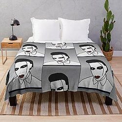 Marilyn Manson Racerback Tank Top Throw Blanket RB2709