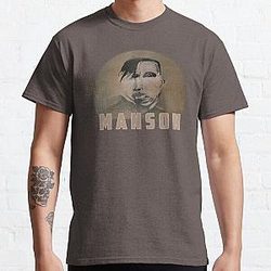 Cool Marilyn Manson Fine Art Portrait - Dark - Gothic - Marilyn Manson Classic T-Shirt RB2709