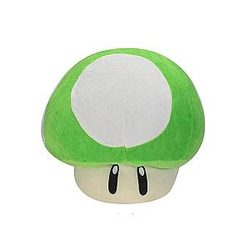 26cm Super Mario Green Mushroom TTPM0204 Plush Toy