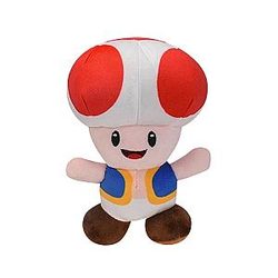 14cm Super Mario Red Toad Stand TTPM0204 Plush Toy