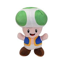 14cm Super Mario Green Toad Stand TTPM0204 Plush Toy