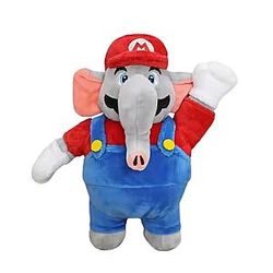 17cm Super Mario Red Elephant luigi TTPM0204 Plush Toy