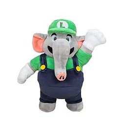 17cm Super Mario Green Elephant luigi TTPM0204 Plush Toy