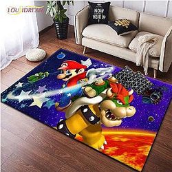 Super Mario Pattern Carpets for Living Room