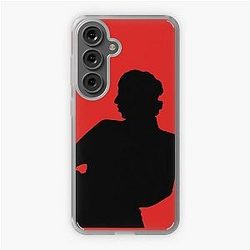 Mark Knopfler Dire Straits Silhouette - Black Samsung Galaxy Soft Case