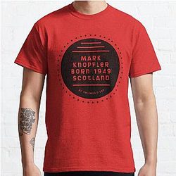 Mark Knopfler Scotland 1949 Music D64 Classic T-Shirt