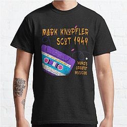 Mark Knopfler Scotland 1949 Music D54 Classic T-Shirt