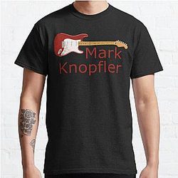 Mark Knopfler Red Stratocaster Guitar Classic Classic T-Shirt