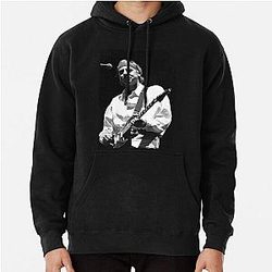 Mark Knopfler - Black and White Pullover Hoodie