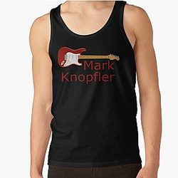 Mark Knopfler Red Stratocaster Guitar Classic Tank Top