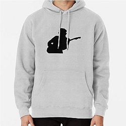 Mark Knopfler Dire Straits Silhouette - Black Pullover Hoodie