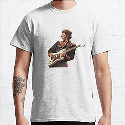 Mark Knopfler Dire Straits Guitar art Classic T-Shirt