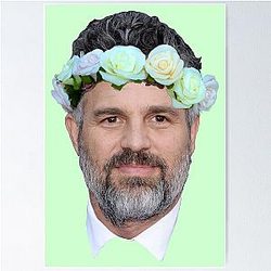Mark Ruffalo Flower Crown