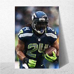 Playmaker Leader Marshawn Lynch Posters