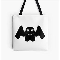 Art Marshmello    All Over Print Tote Bag