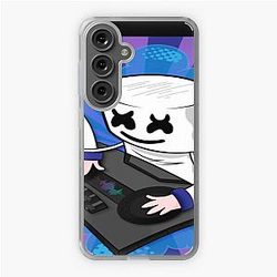 Marshmello  paint art Samsung Galaxy Soft Case