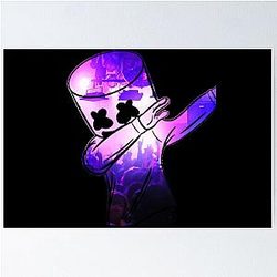 DJ Marshmello Poster