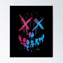 Marshmello space painted Classic T-Shirt Poster